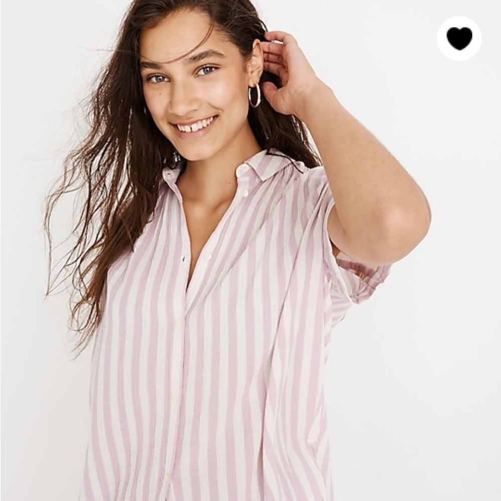 Madewell | striped central shirt